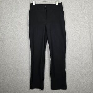 Shape FX Newport News Pants Womens 13 Black‎ Stretch Dress Career Straight Leg